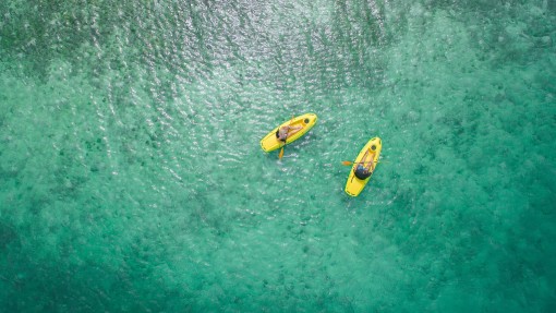 Ambergris Cay Aerial